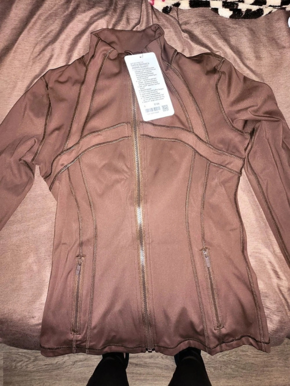 lululemon Define Women's Jacket Luon Brown Jacket Size 6 NWT
